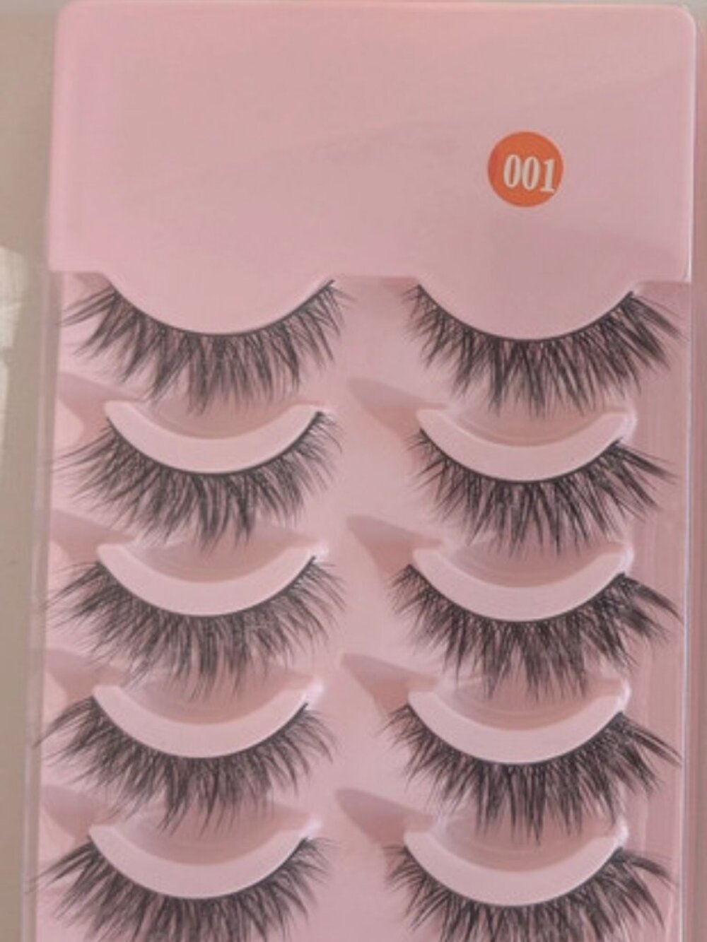 Set of fake eyelashes - 5 pairs
